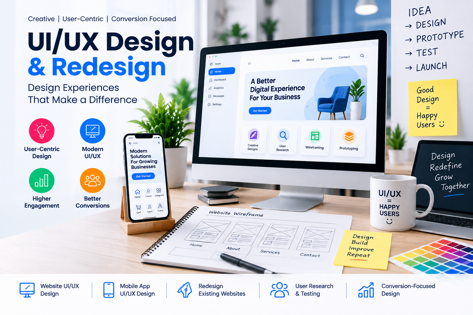 UI/UX Design Company in Delhi | Ewebsoft